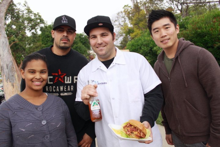 hanging out with the crew from theplaceLA food truck los angeles