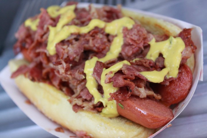 pastrami dog from theplaceLA