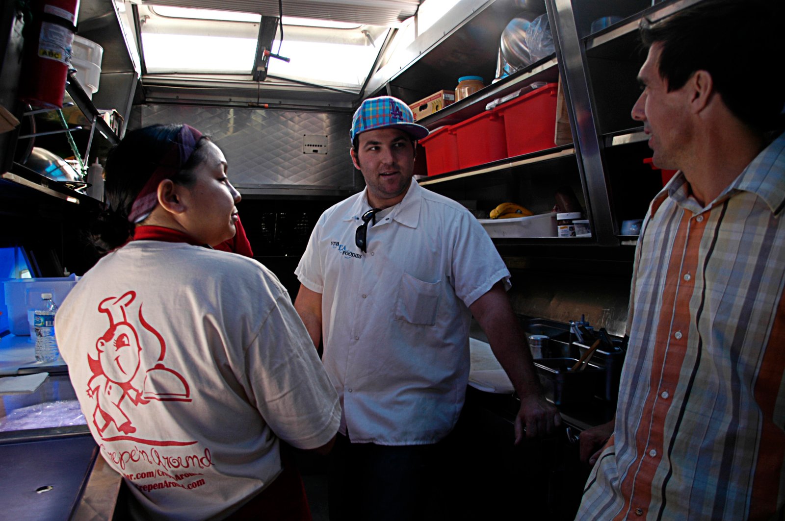 Crepenaround group on truck by suzie morales with united zoo studios