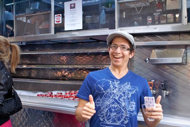 Brian at the Tasty Meat Food Truck