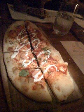 shrimp and chorizo pizza
