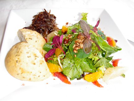 duck confit salad